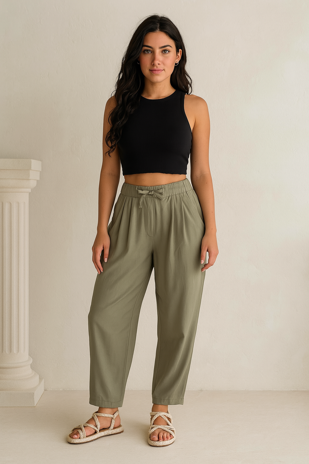 Urban Breeze Pantolon – Su Yeşili