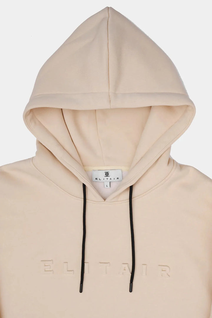 Signature Drop Kapüşonlu  – Bej