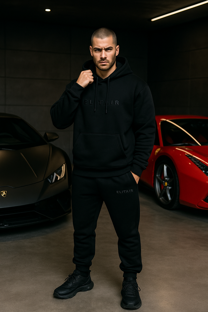 Signature Drop Jogger –  Siyah